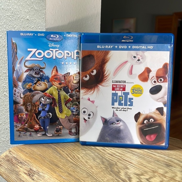 The Secret Life Of Pets & Zootopia Blue Ray DVD’s - Picture 10 of 10